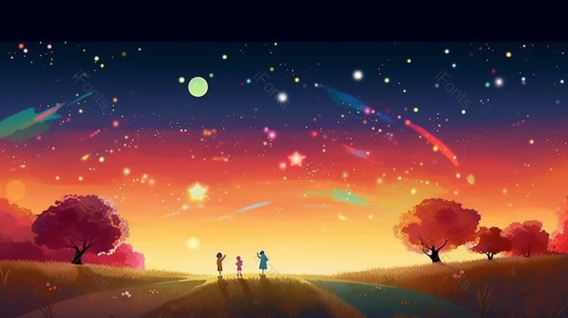 快乐星球儿童卡通可爱风插画背景图手绘,插画/手绘图,插画/手绘图库,插画/手绘图下载,插画/手绘